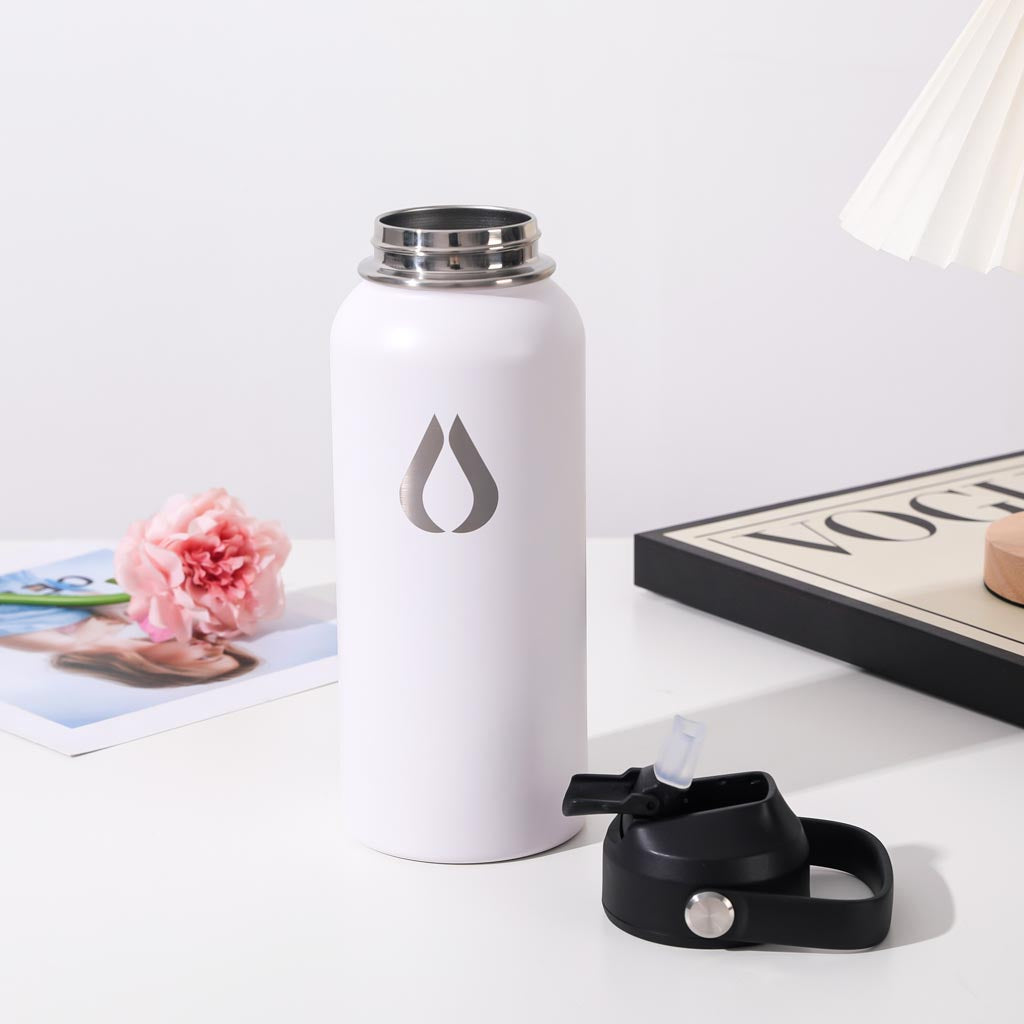 Water Bottle - 960ML - White