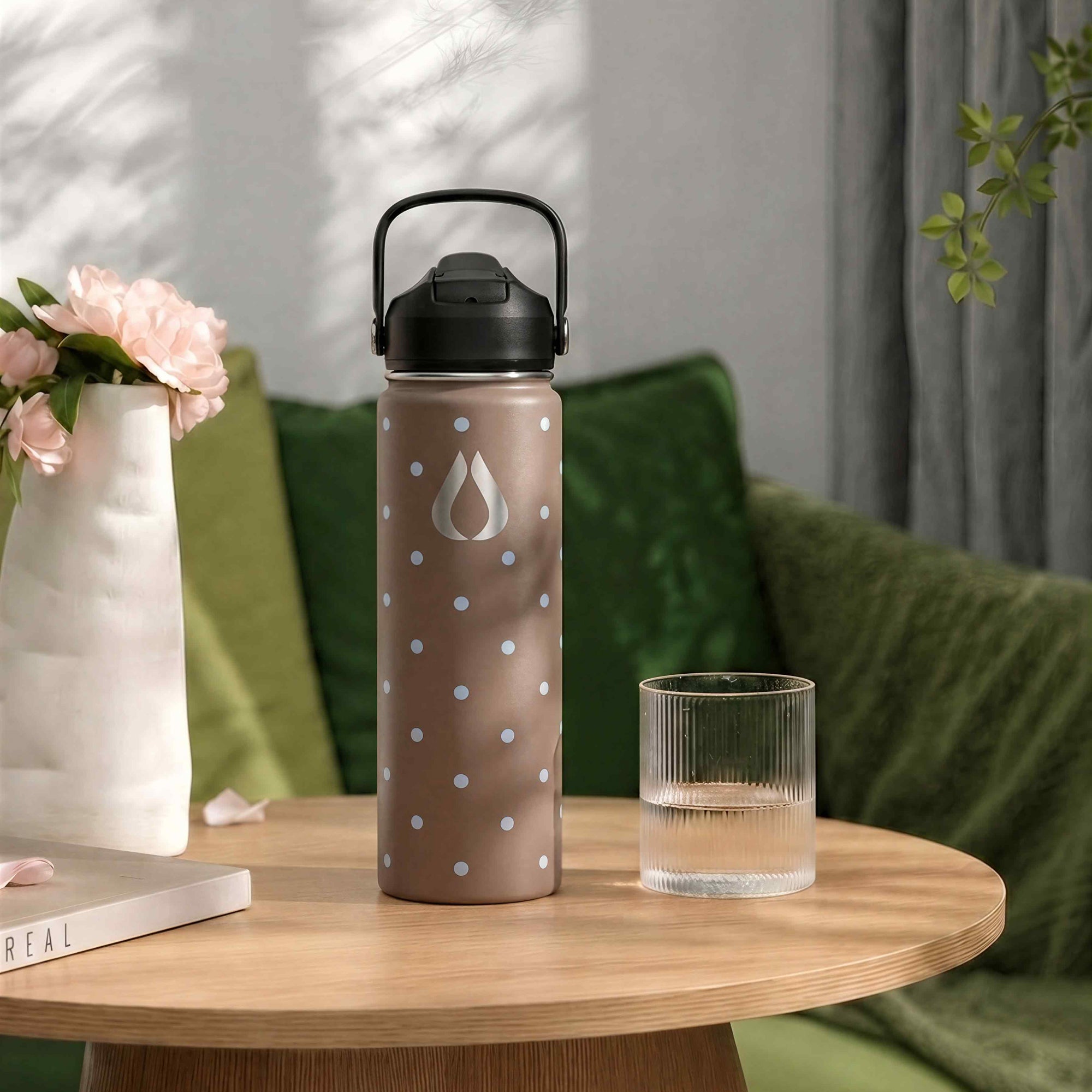 Water Bottle - 650ML - Biscuit