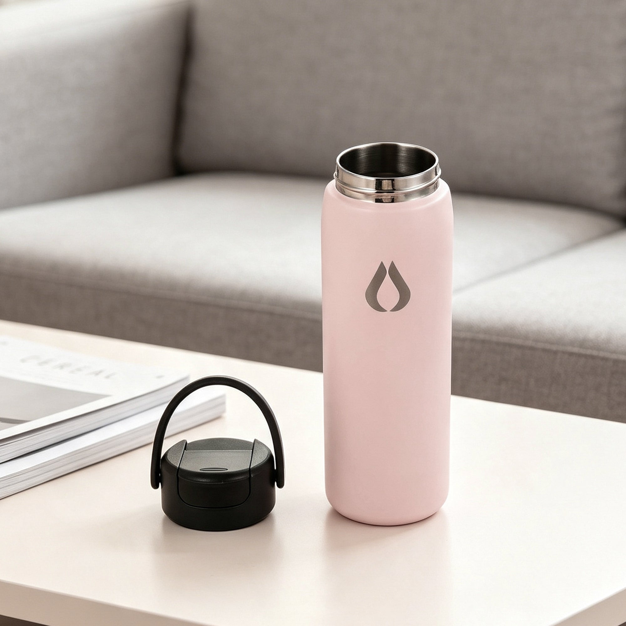 Water bottle - 2 in 1 - 710ML - Blush