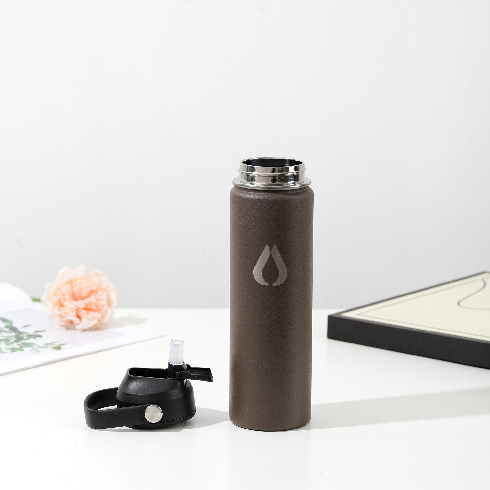 Water Bottle - 650ML - Cocoa