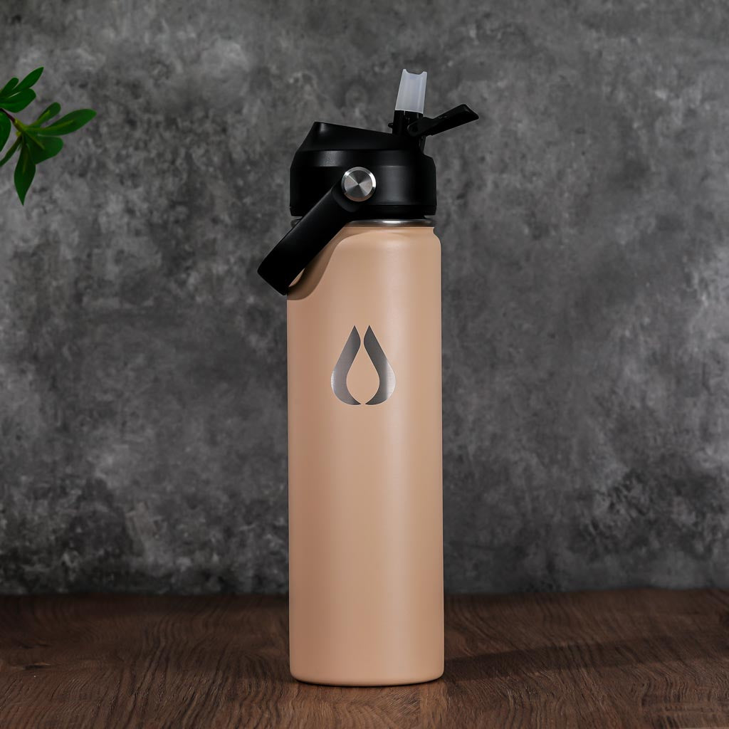 Water Bottle - 650ML - Latte