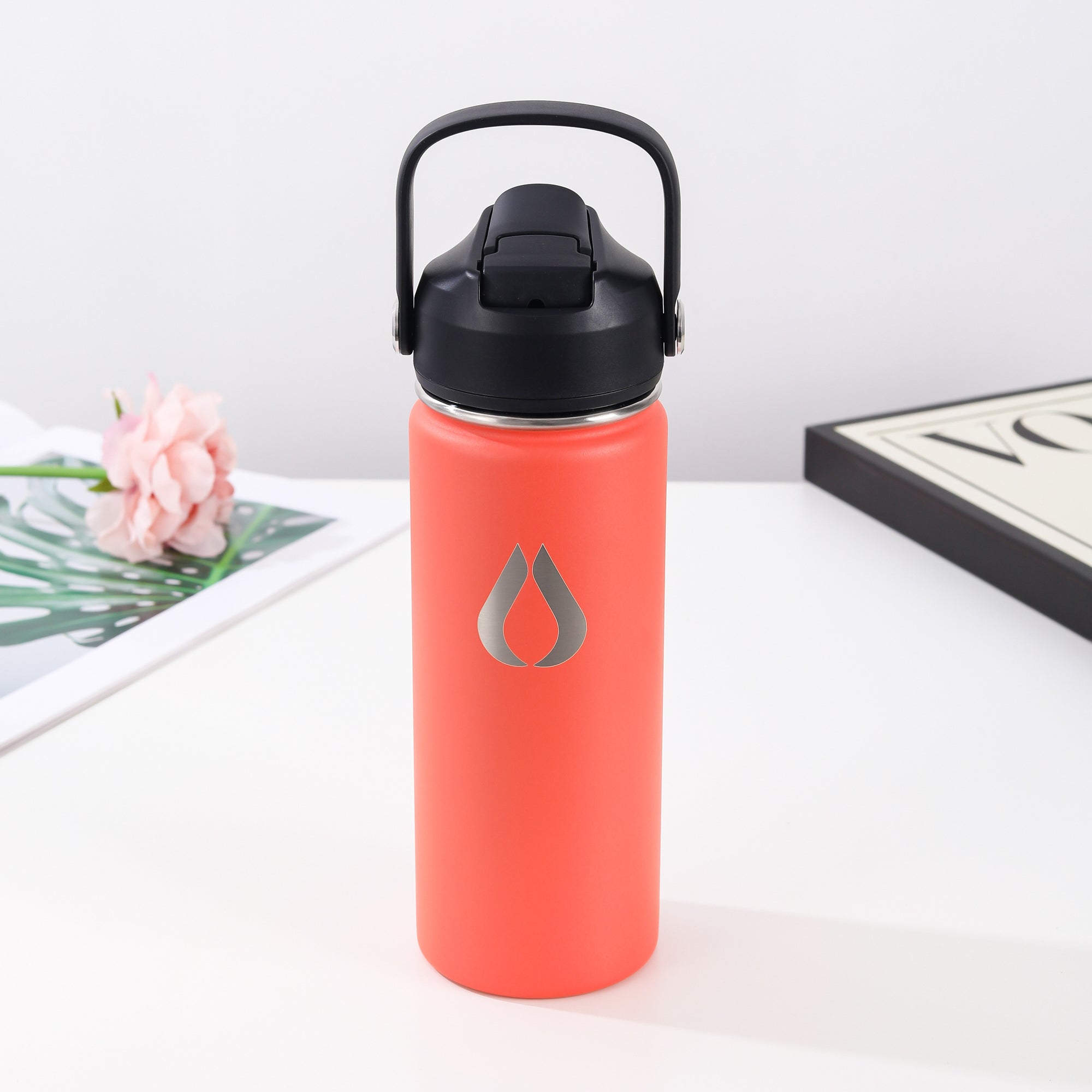 Water Bottle - 500ML - Peach