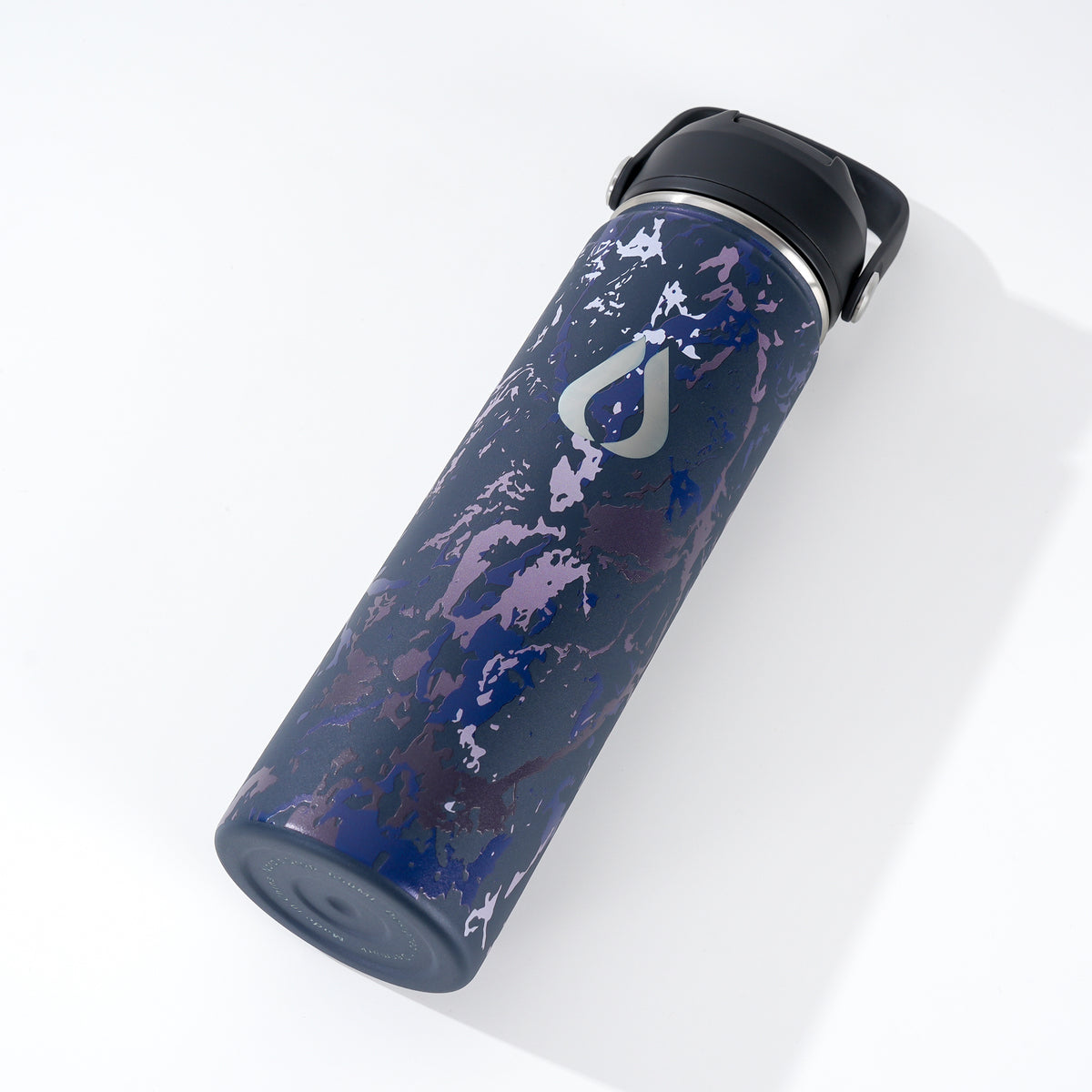 Water Bottle - 650ML - Cream Leopard