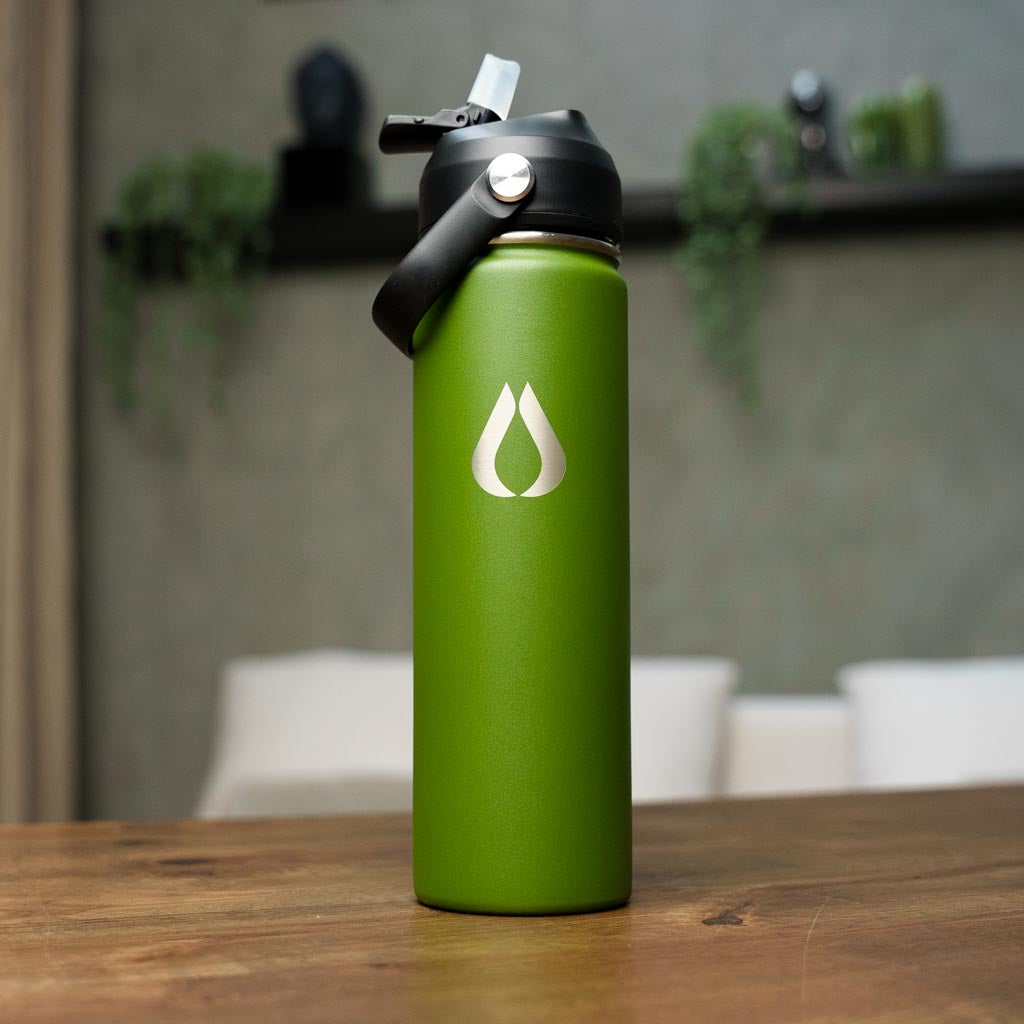 Water Bottle - 650ML - Dark Olive
