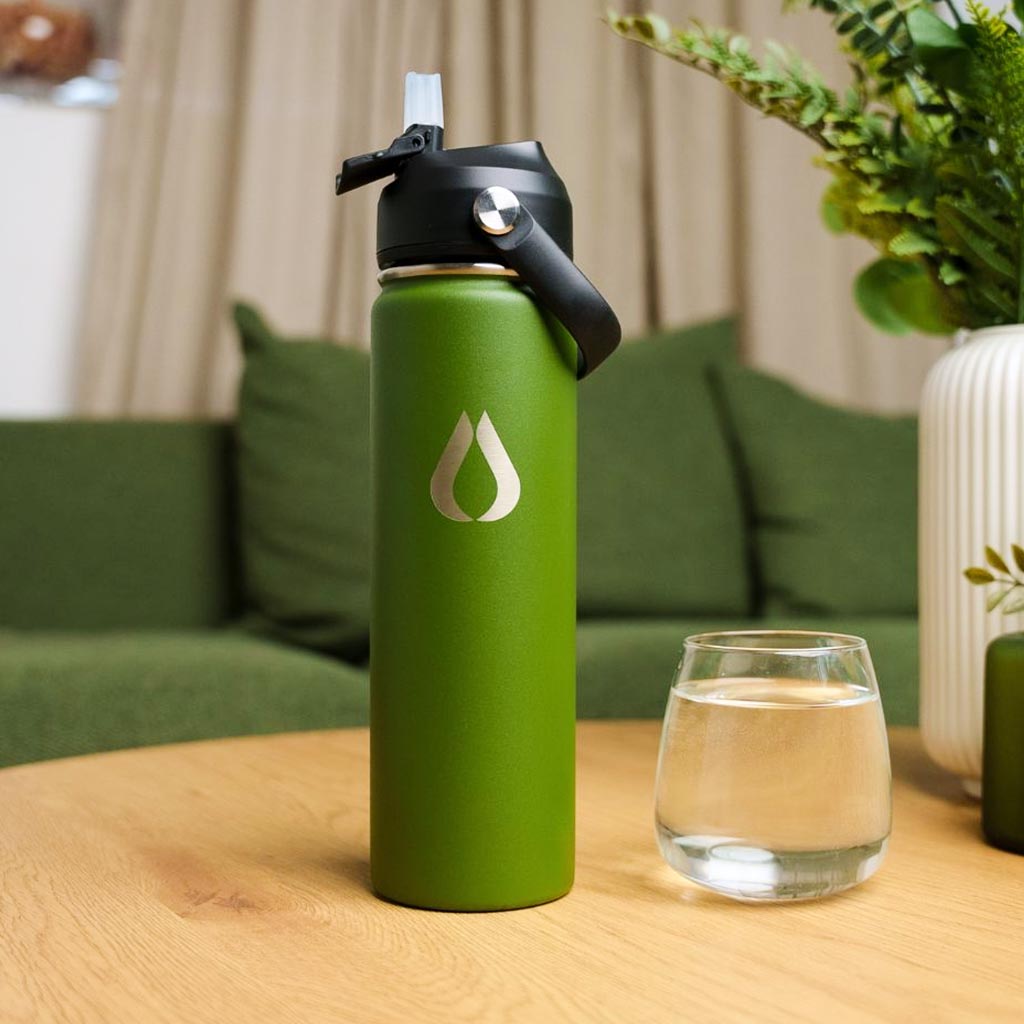Water Bottle - 650ML - Dark Olive