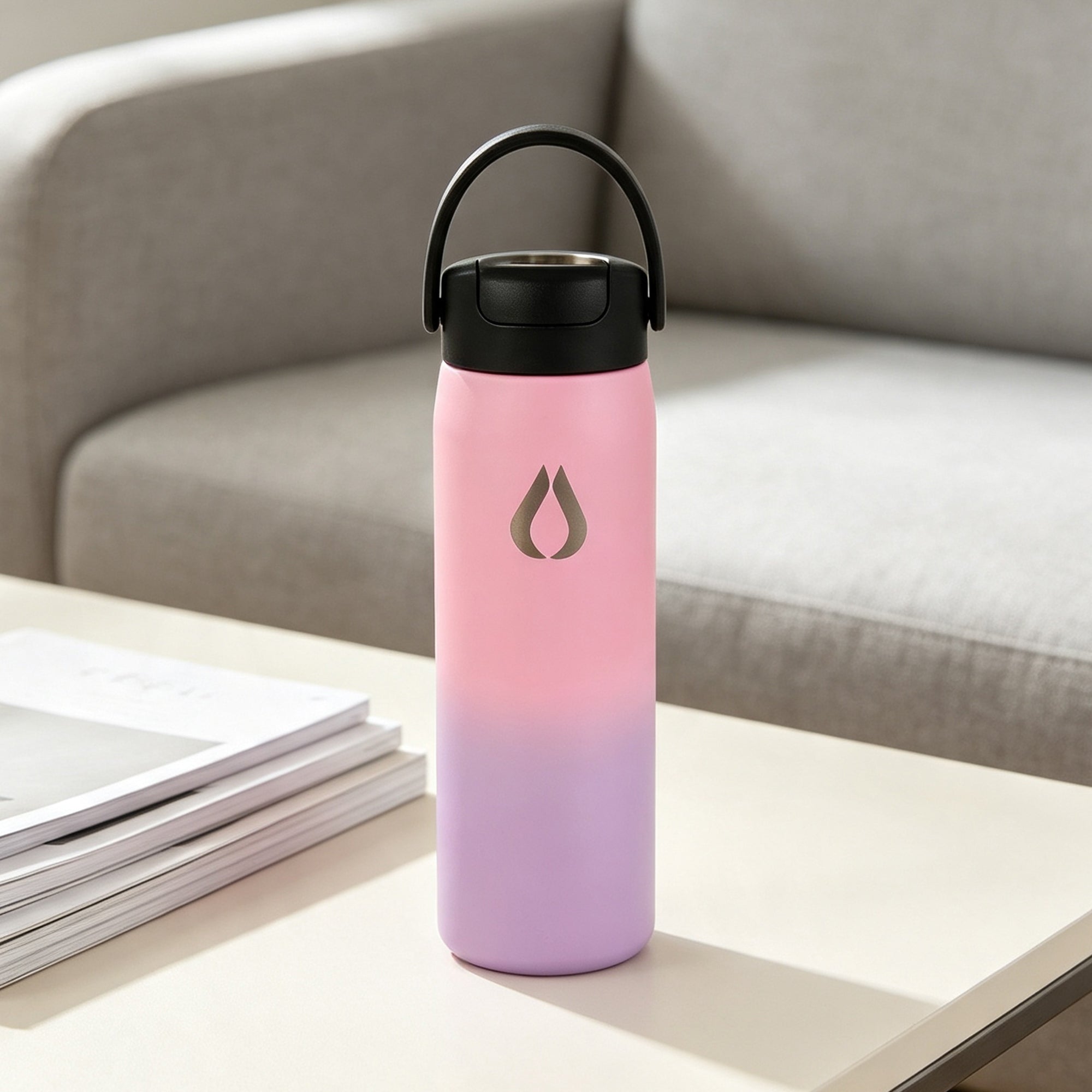 Water bottle - 2 in 1 - 710ML - Unicorn