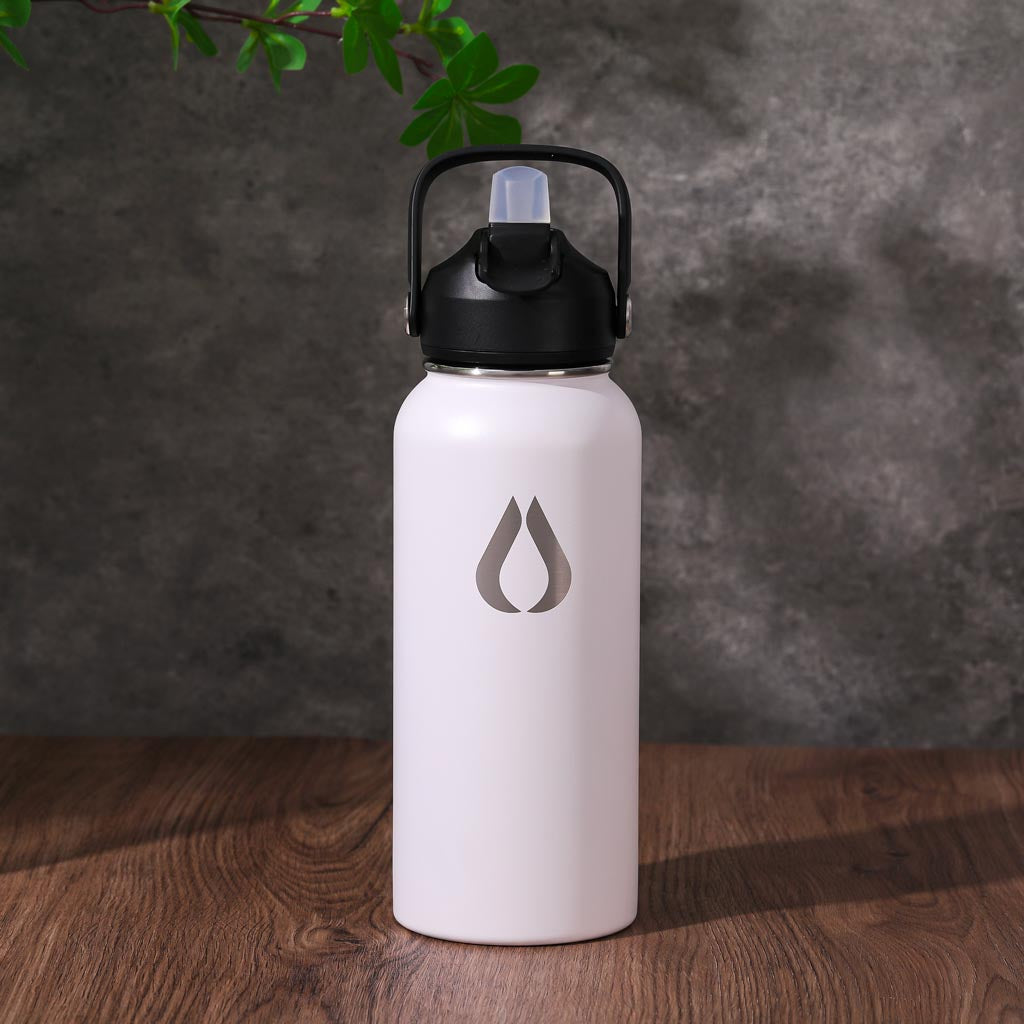 Water Bottle - 960ML - White