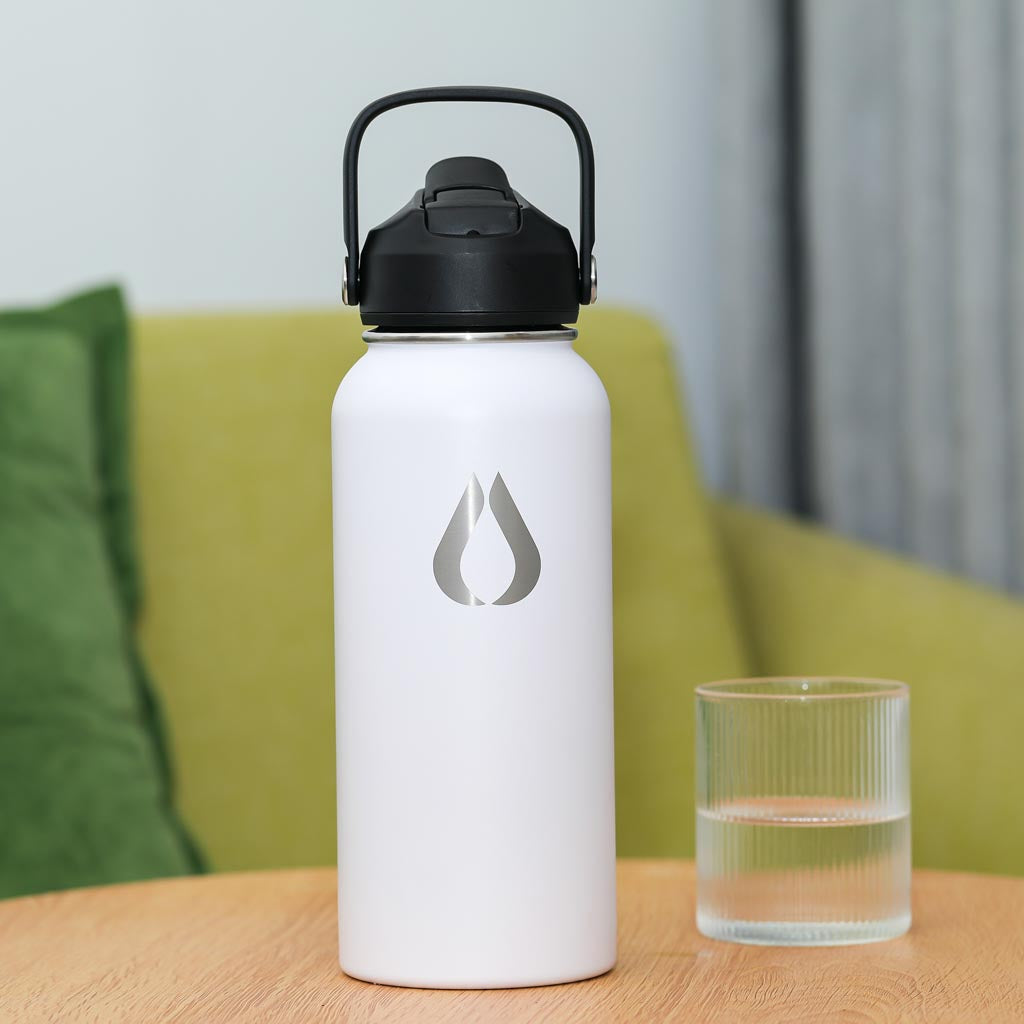 Water Bottle - 960ML - White