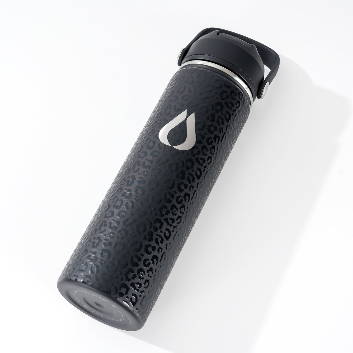 Water Bottle - 650ML - Cream Leopard