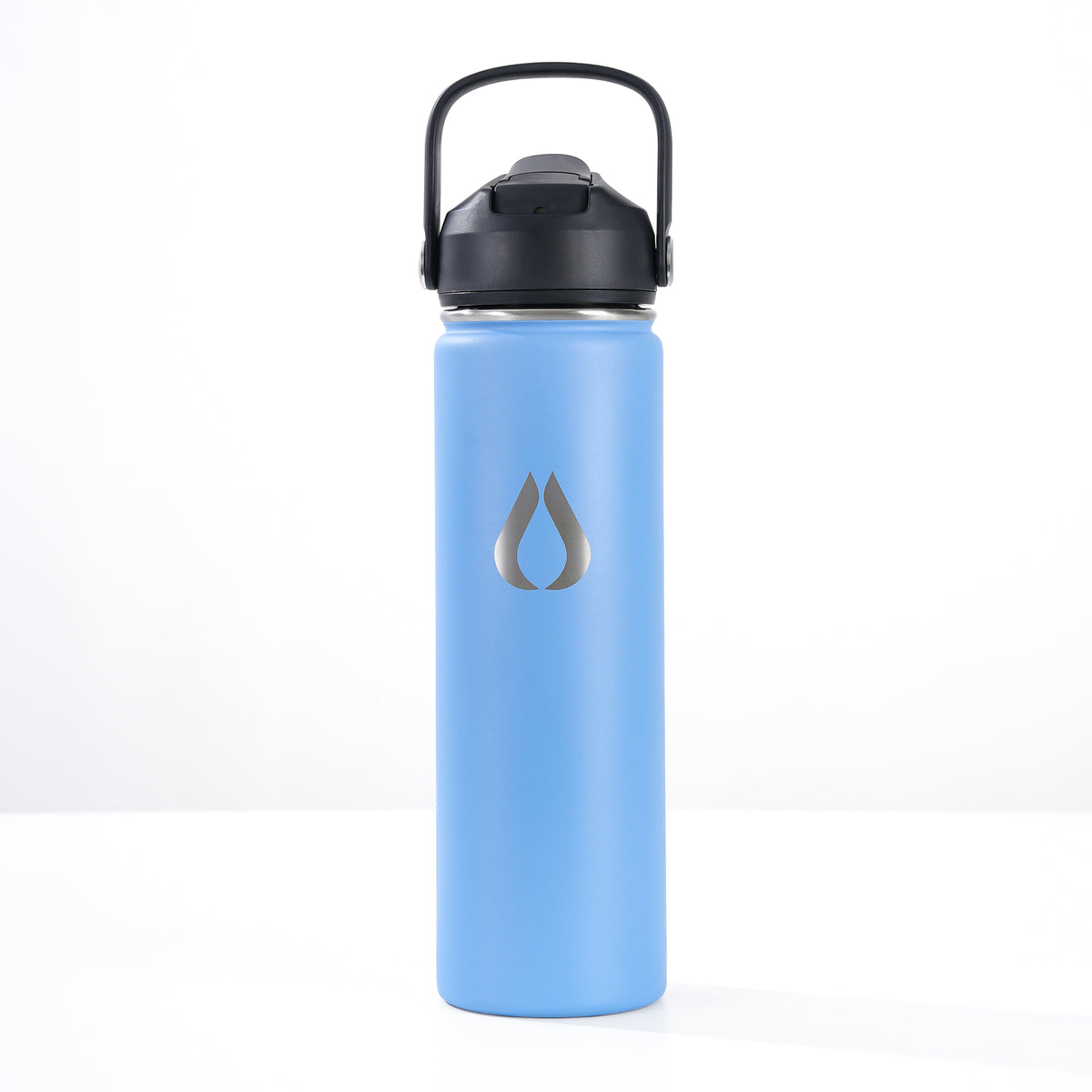 Water Bottle - 650ML - Cream Leopard