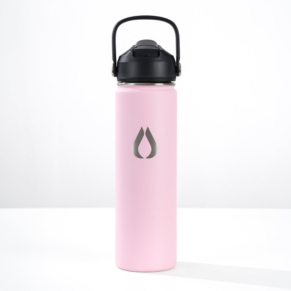 Water Bottle - 650ML - Cream Leopard
