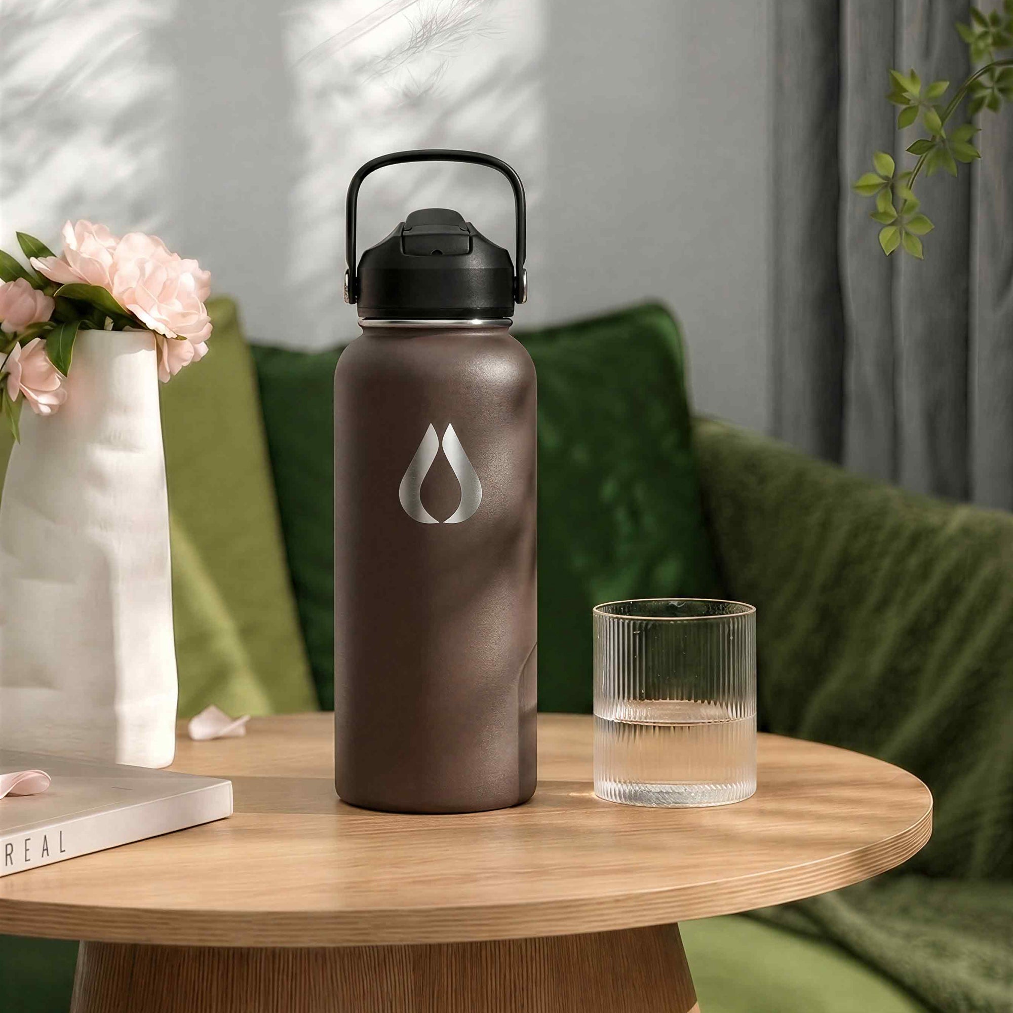 Water Bottle - 960ML - Cocoa