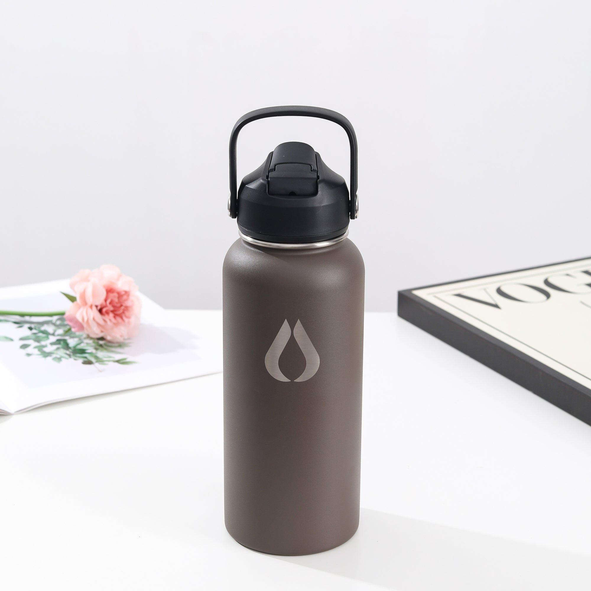 Water Bottle - 960ML - Cocoa