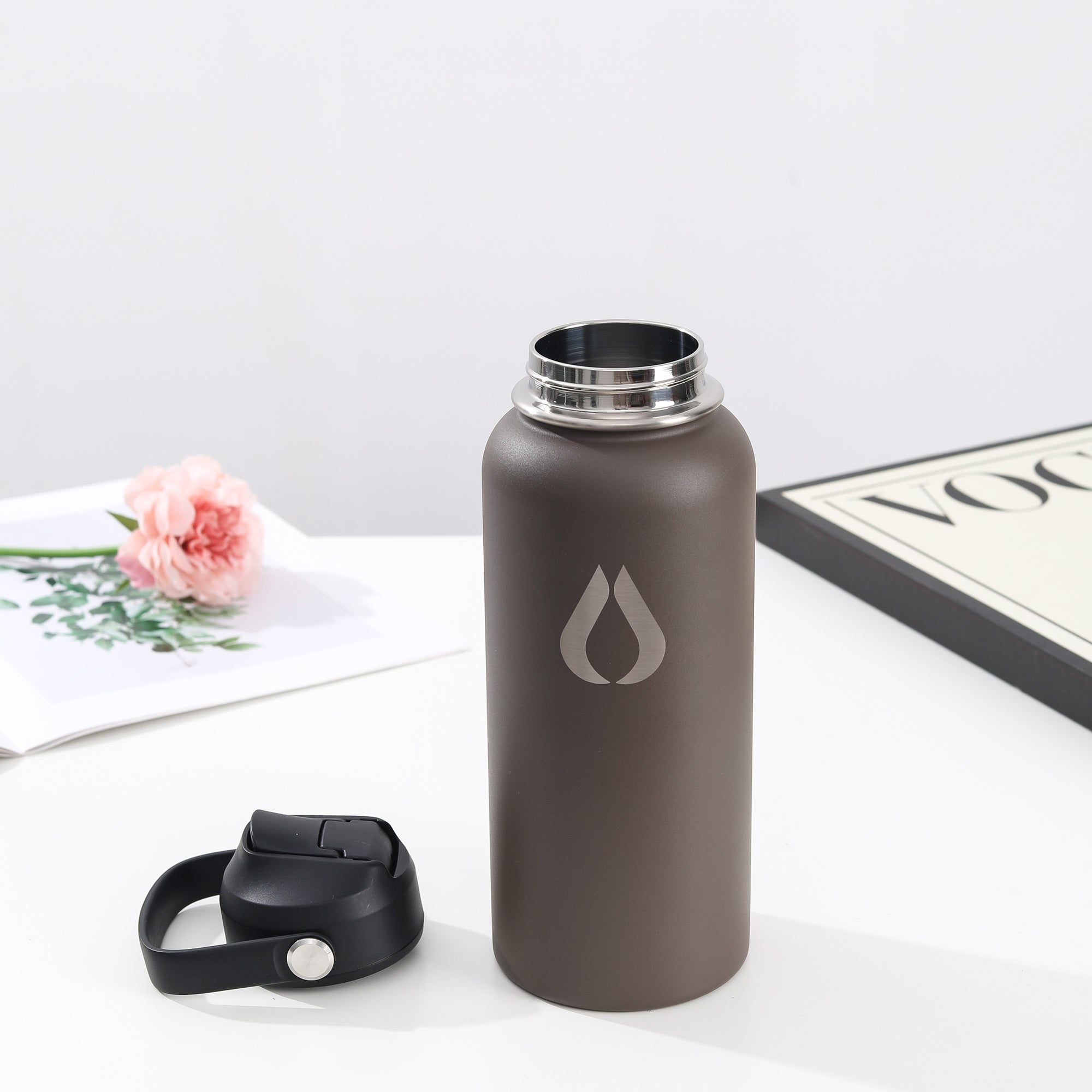 Water Bottle - 960ML - Cocoa