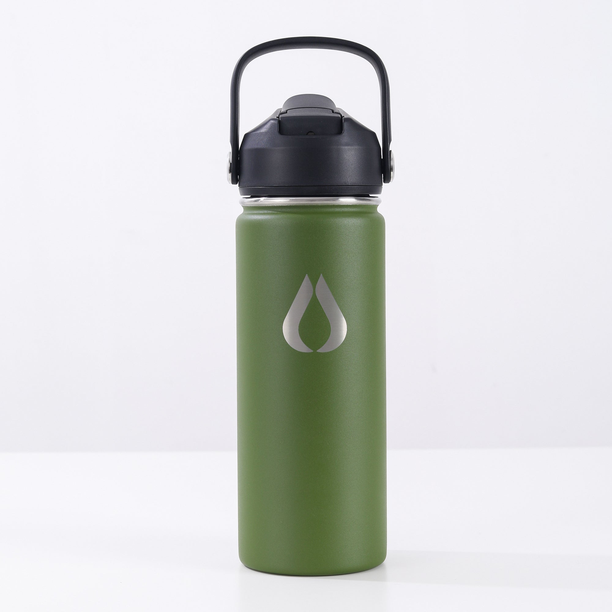 Water Bottle - 500ML - Dark Olive
