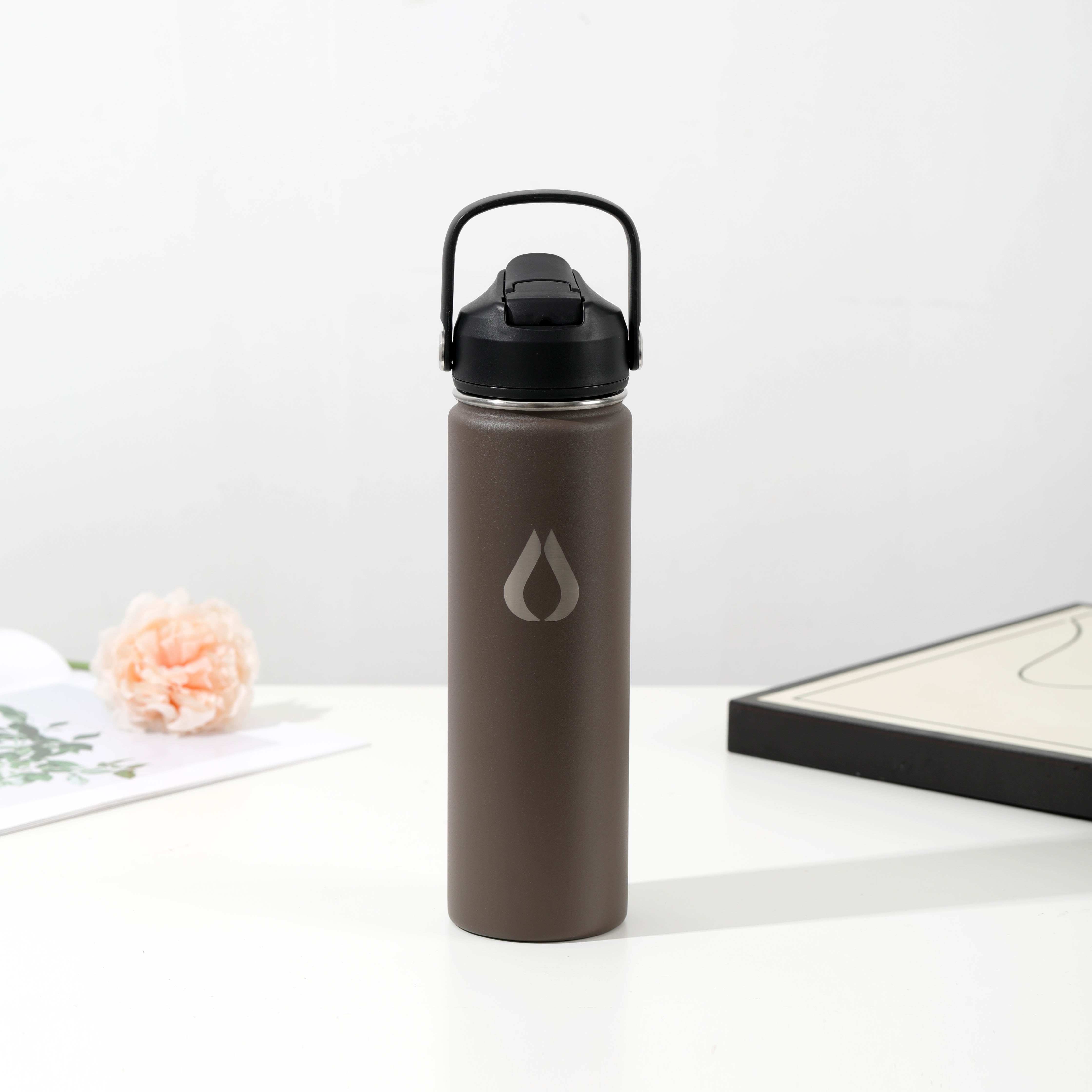Water Bottle - 650ML - Cocoa