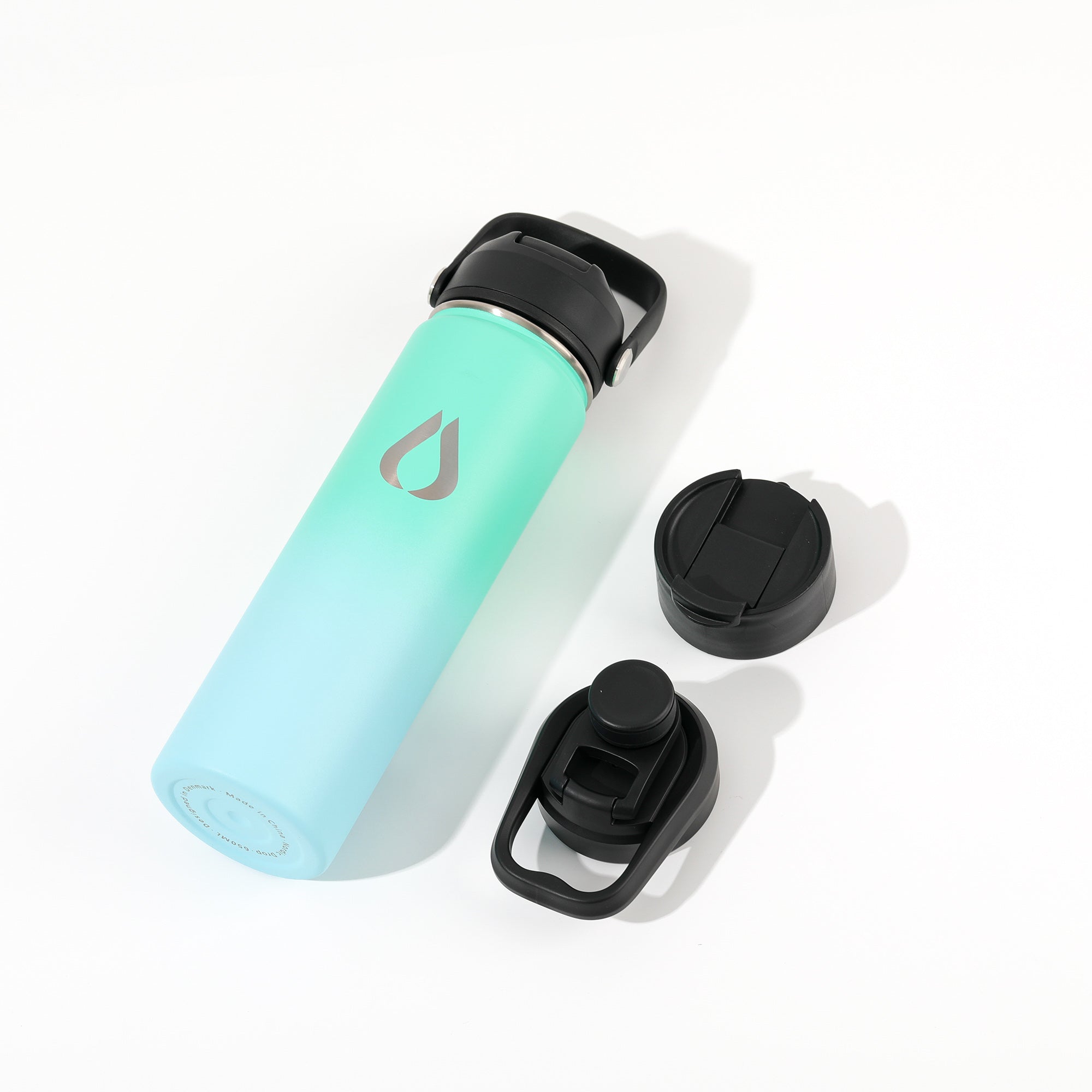 Water Bottle - 650ML - Green Sky