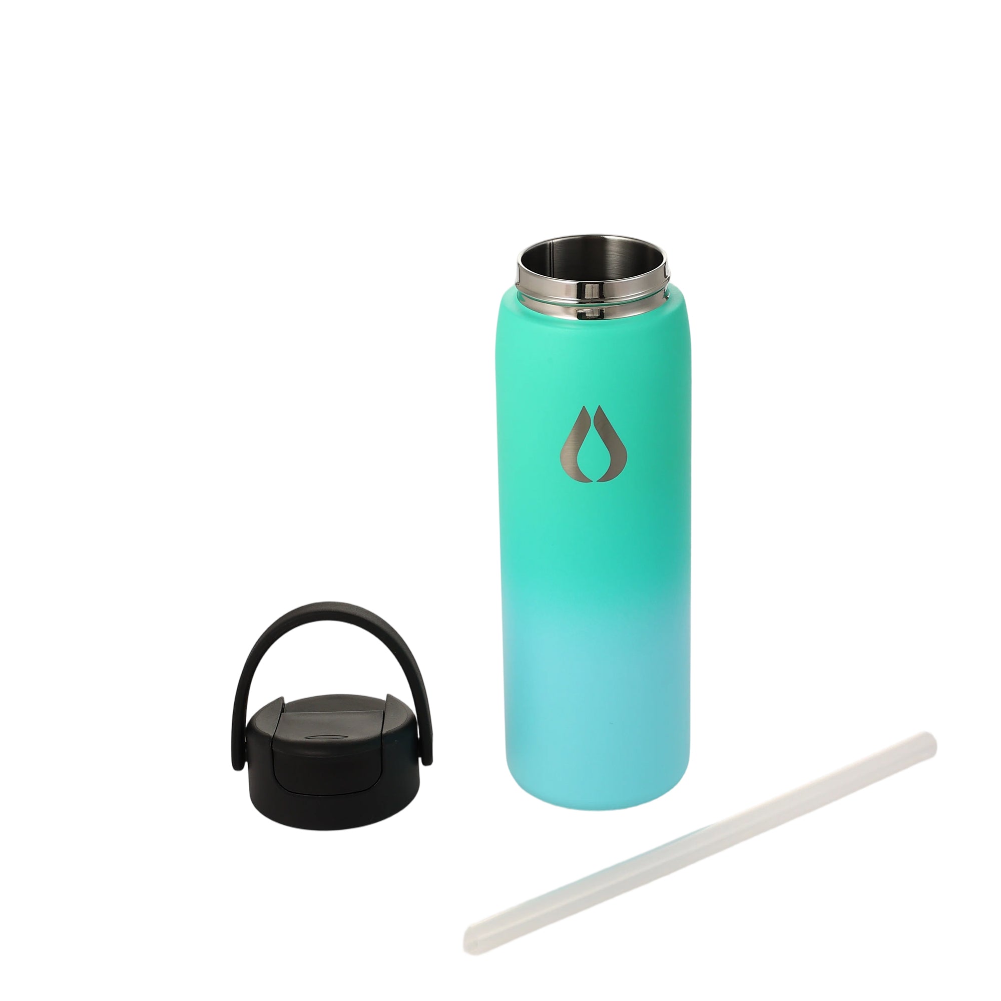 Water bottle - 2 in 1 - 710ML - Green Sky