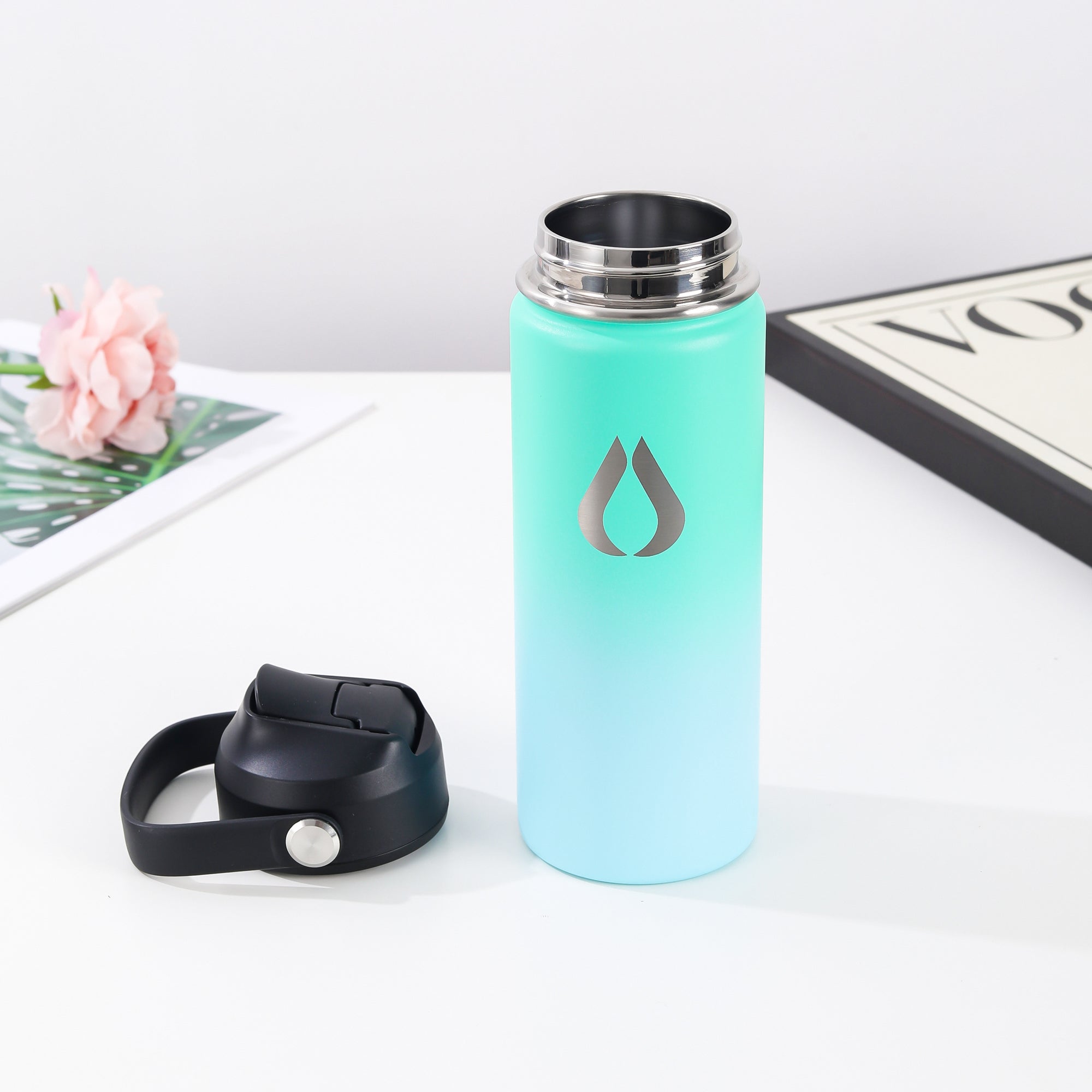 Water Bottle - 500ML - Green Sky