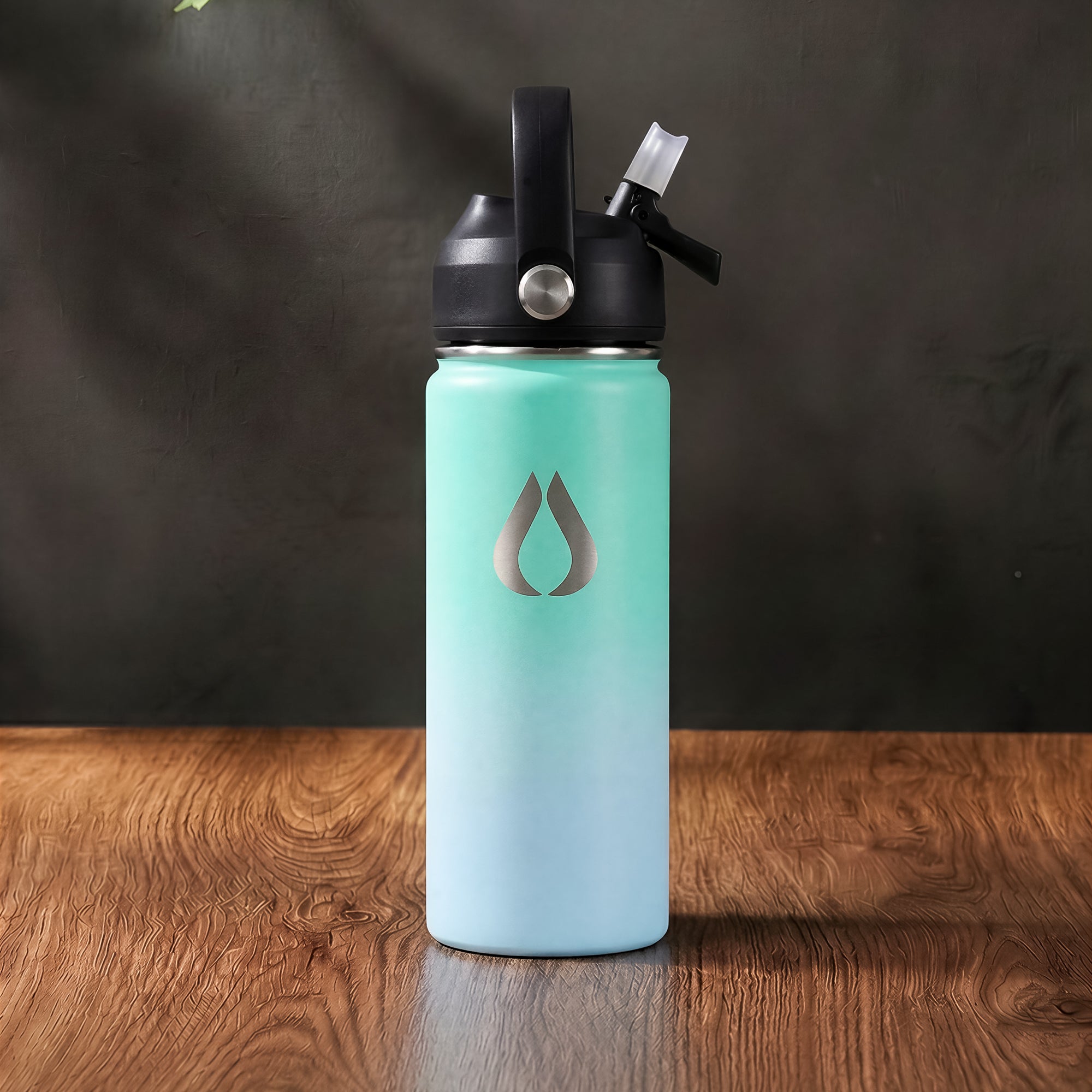 Water Bottle - 500ML - Green Sky