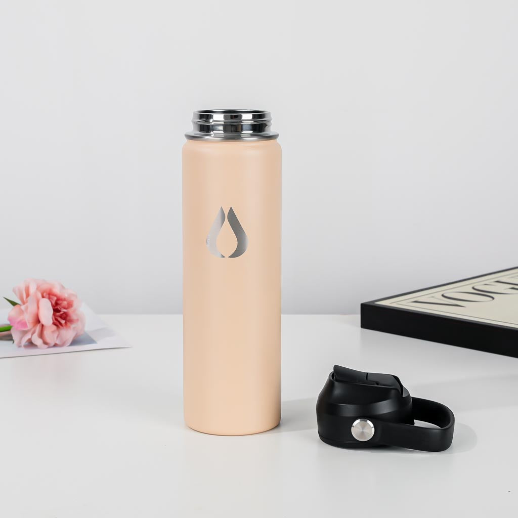 Water Bottle - 650ML - Latte
