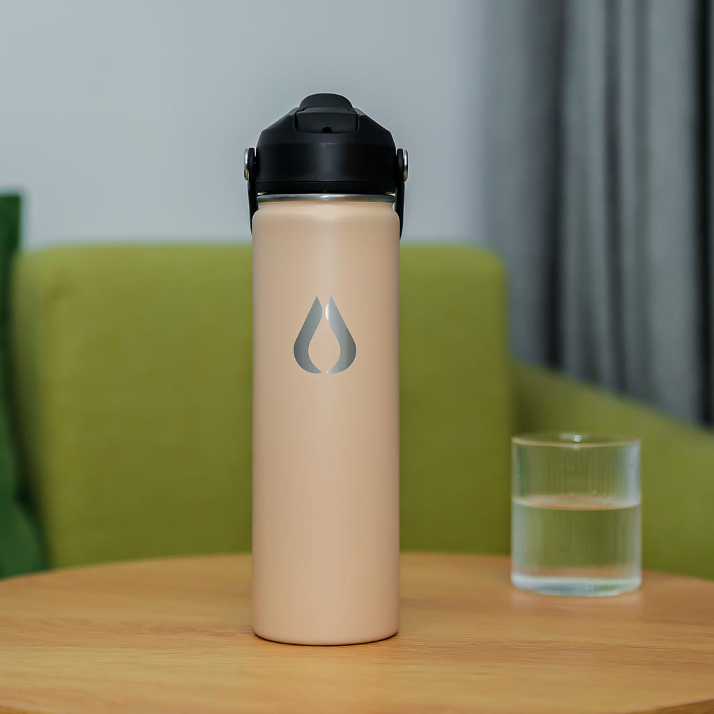 Water Bottle - 650ML - Latte
