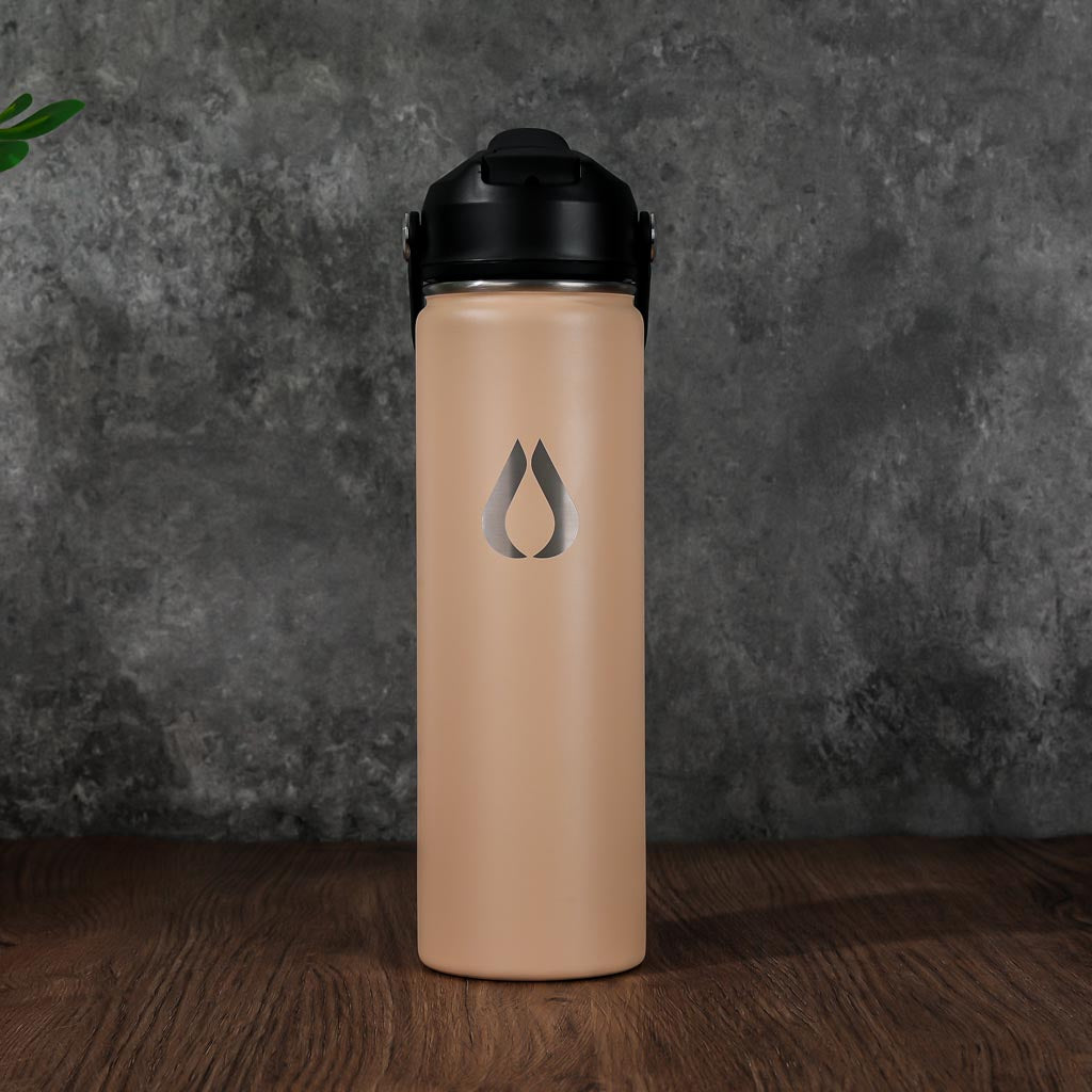 Water Bottle - 650ML - Latte