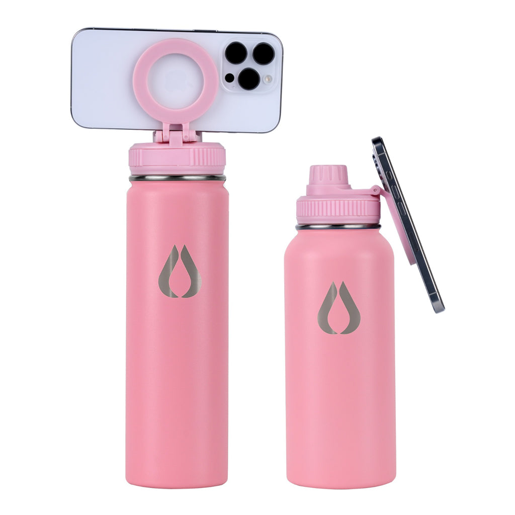 Screw Lid with Mobile Magnet - Pink