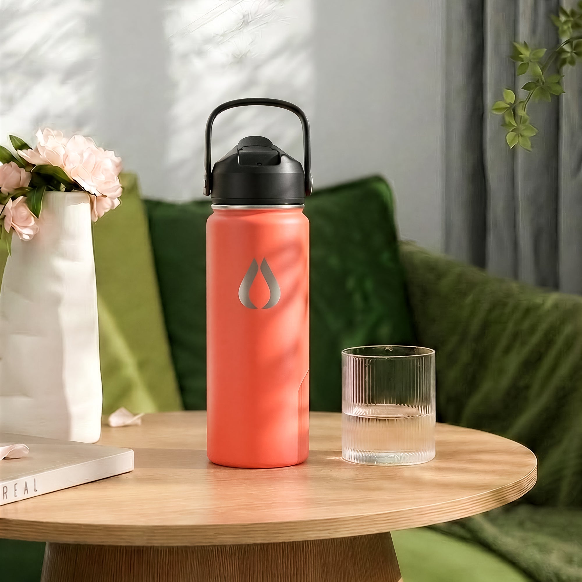 Water Bottle - 500ML - Peach