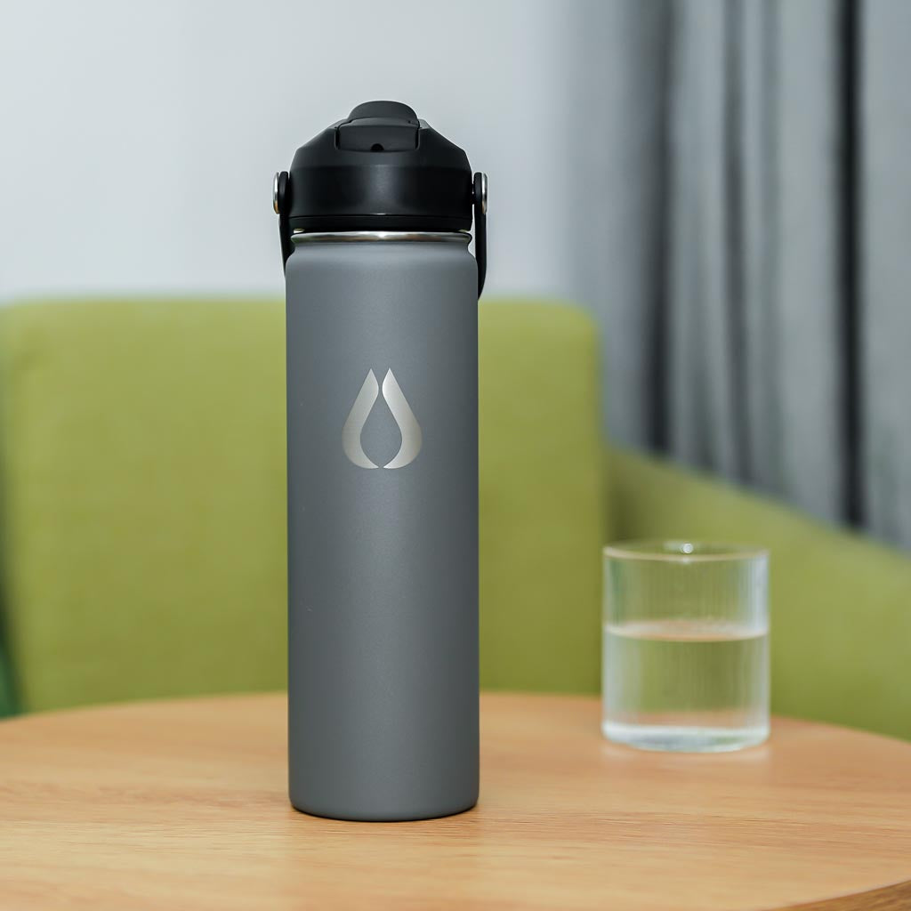 Water Bottle - 650ML - Pewter