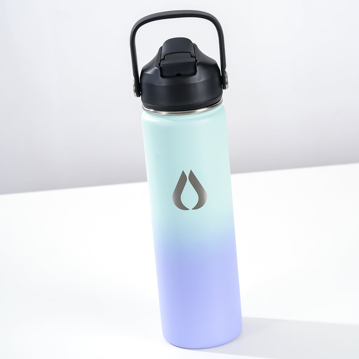 Water Bottle - 650ML - Cream Leopard