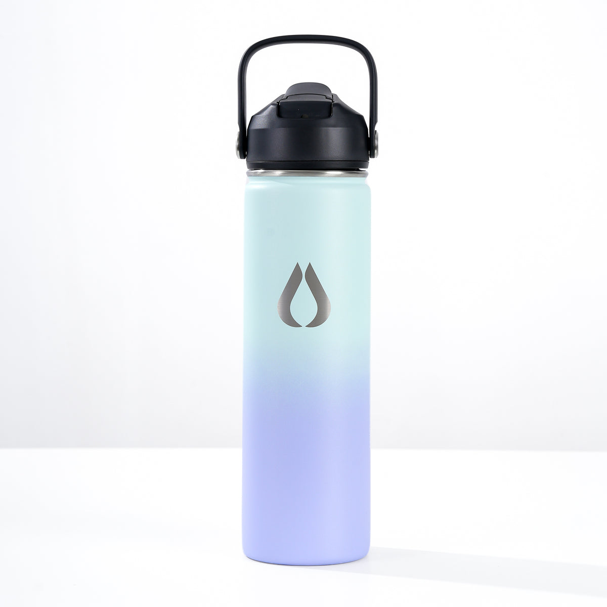 Water Bottle - 650ML - Cream Leopard