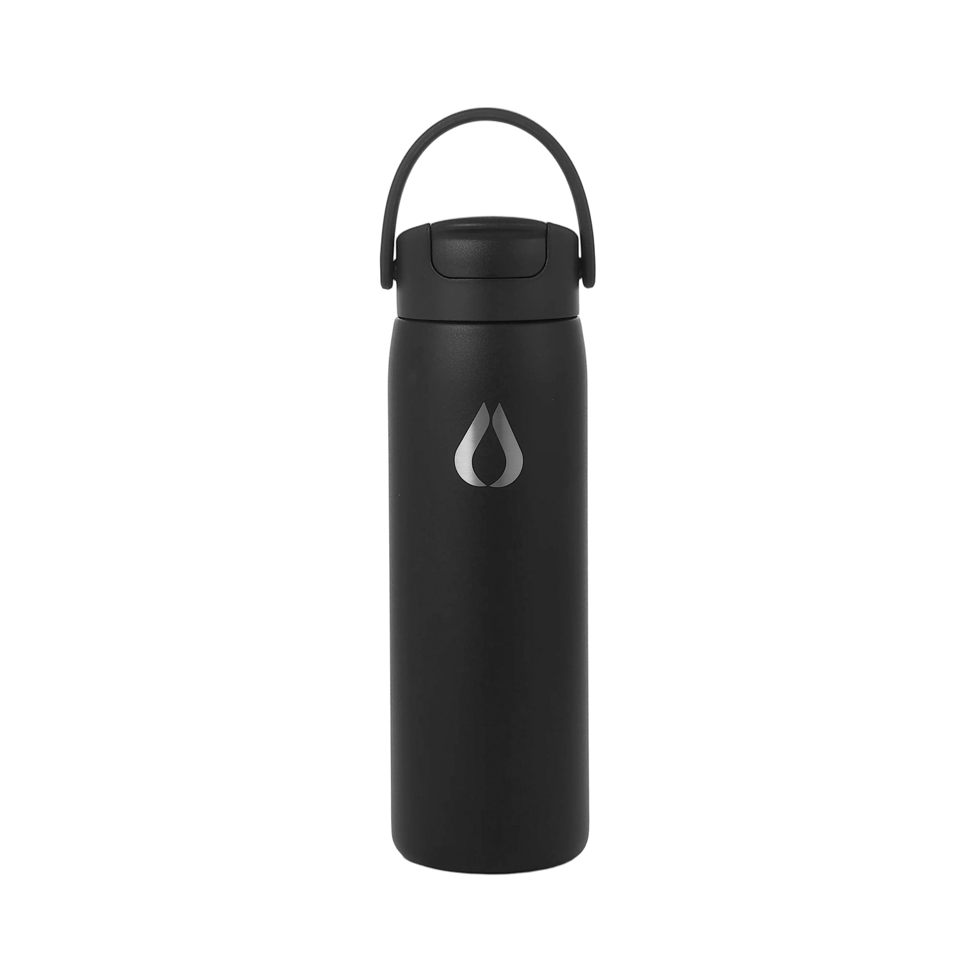 Water bottle - 2 in 1 - 710ML - Black