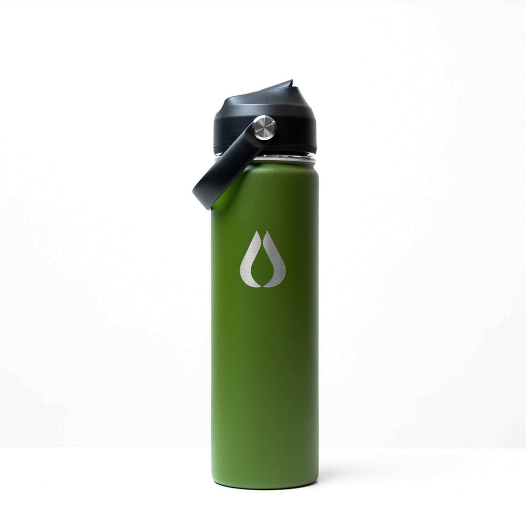 Water Bottle - 650ML - Dark Olive