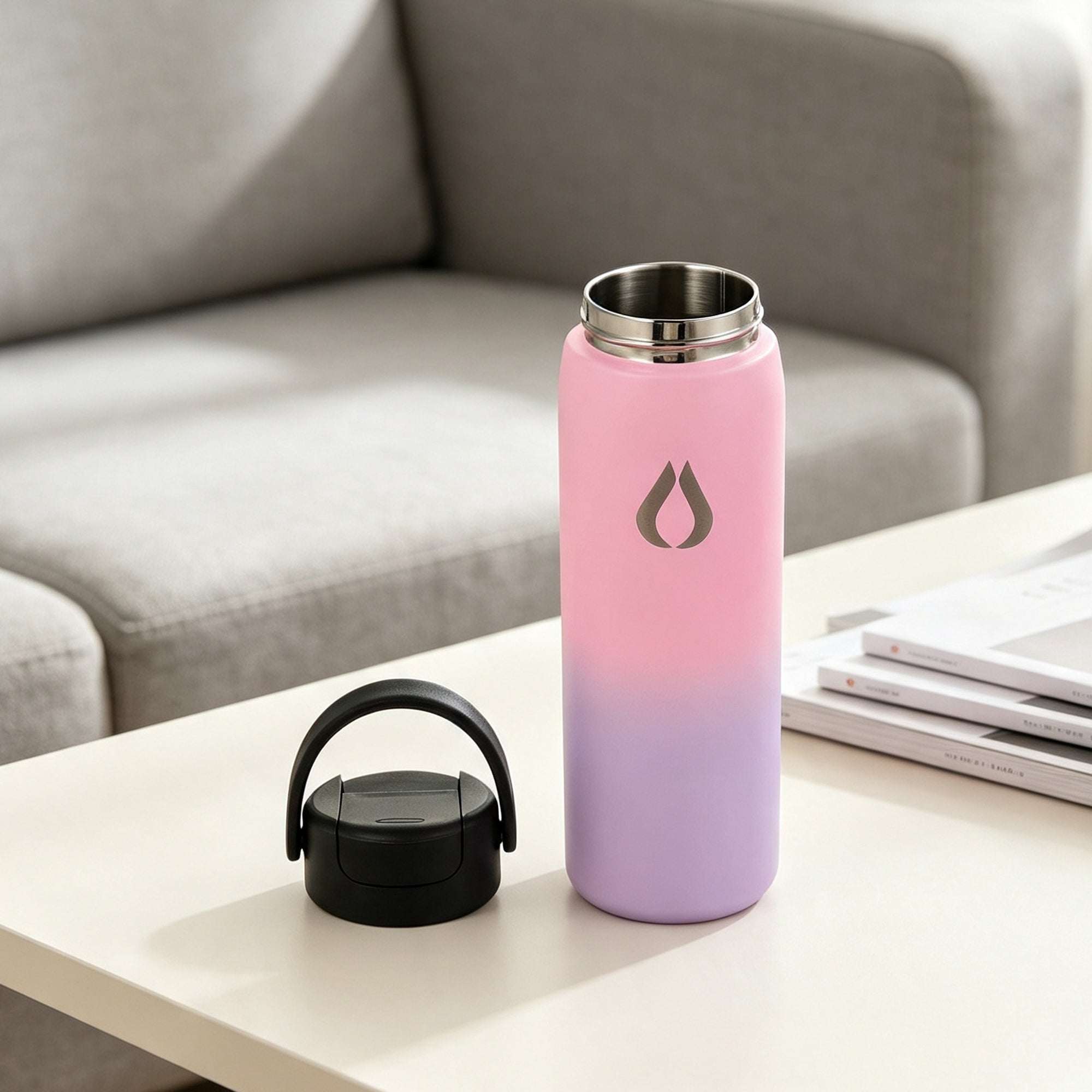 Water bottle - 2 in 1 - 710ML - Unicorn